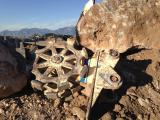 Earth to be Infilled - and rocks to be removed