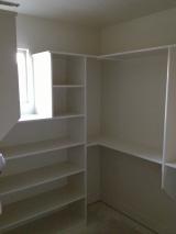 Painting completed master closet