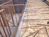 Framing Basement and covered cold store under front porch