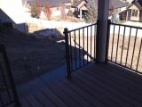 Railings ready for stairs to be built off
