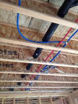 Master tub plumbing under floor 2