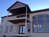 Painting completed on back of house