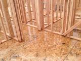 Water upstairs after rain