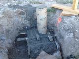 Foundation for left coloumn