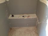 Shower ready for tiling