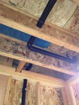 Plumbing under master bath