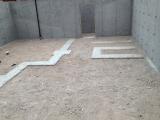 Floor in Basement Ready for Pouring - View from back
