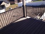 Railing on deck