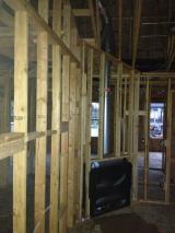 Heater in master bedroom framed