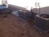 Sprinkler Junction Box and Valve by AC Units