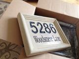 House Number Plate