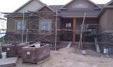 Stucco and Stone Front View