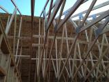 Trusses part boarded