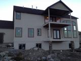 Back of house nearly completed the painting
