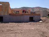 Floor in place with framing walls