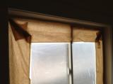 Masking windows for paint spray