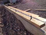 Fixing Timber to Foundation front right side of Garage