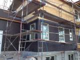 Preparation for Stuco Paint on outside wall - back left view