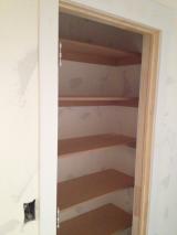 Towel cupboard in master bath