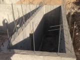 Basement Shell - View from top front left showing doorway into Cold Storage in Basement under front Porch Way 4