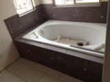 Master bathroom tiling