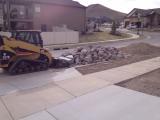 All the spare rocks out on front road