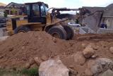 Earth Mover Pulling Out