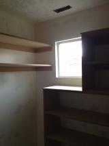 Master closet view from corner