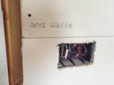 Sheetrock - Master bedroom close up of electrics