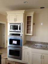 Double oven and microwave installed