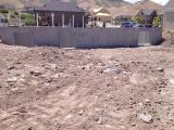Viewed from back of lot showing back center of house