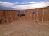 Upper floor above office, kitchen and garage