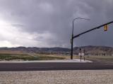 Driving in from Bangerter Highway, timber framed home is in the yellow circle