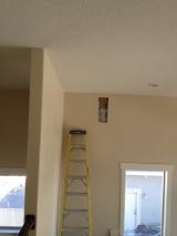 Problem with air con and access needed through hole in wall to repair