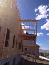 Back view of balcony from left back side