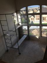 All windows are now trimed with metal strips