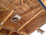 Roof under front porch canopy