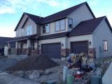 Front of house  ready for concrete