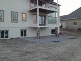 Gravel in pad ready for concrete