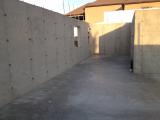 Basement floor under office