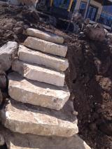 Steps at back right of garden