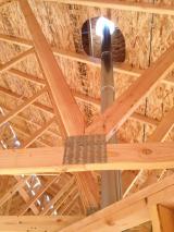 Main flue to roof