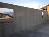 Looking out to back yard from basement