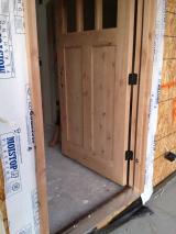 Front door shown opened