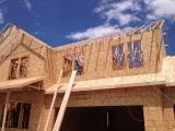 Trusses over bedrooms two, three and four