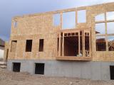 Back of house, master bedroom above nook
