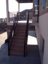 Deck stairs completed