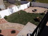 Grass being laid
