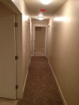 Carpet in upstairs hallway