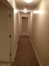 Carpet in upstairs hallway